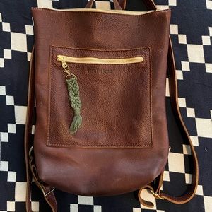 Portland Leather Nutmeg Laptop Backpack